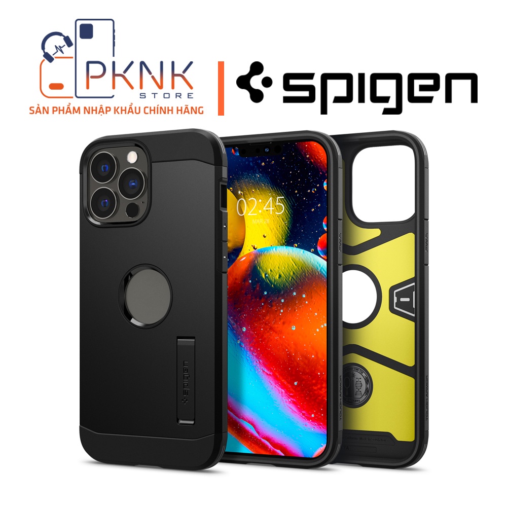 ỐP LƯNG SPIGEN IPHONE 13 PRO MAX TOUGH ARMOR BLACK