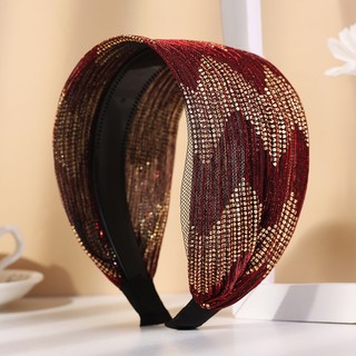 Bờm cài tóc lưới bản to 9cm dễ thương (Song An Eco)