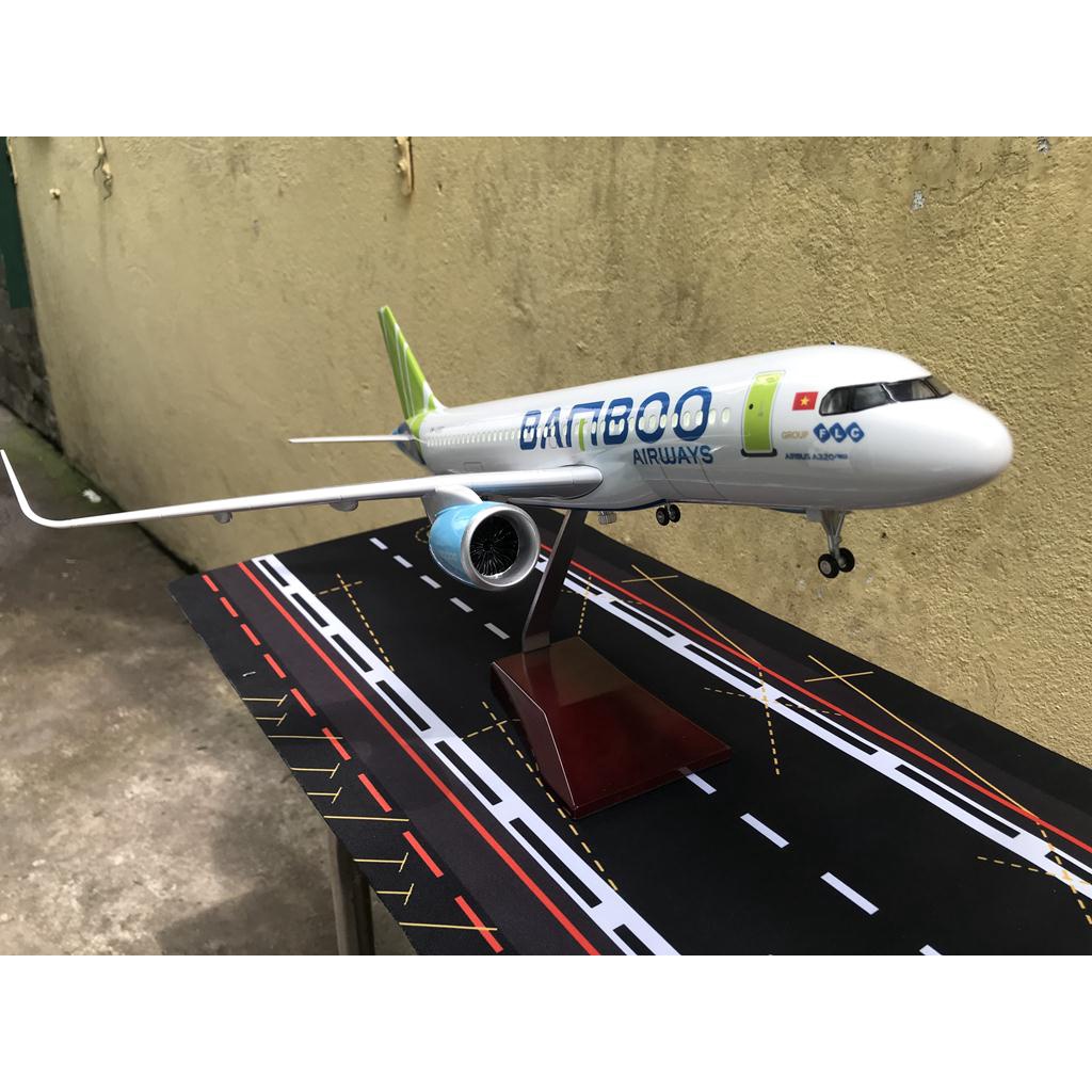 Mô hình máy bay A-320 BAMBOO Airways - 1:130