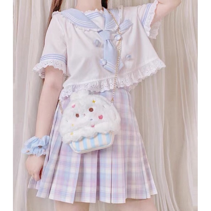 YASAS0191-Túi xách lolita bánh hình thỏ