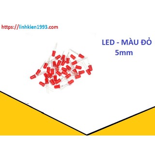 [ 10 CON ] Led đỏ 5mm RES