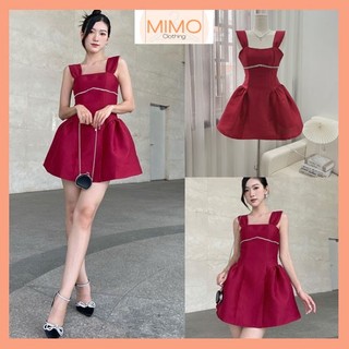 [XẢ KHO]  VÁY 2S BẢN TO VIỀN ĐÁ NGỰC, VÁY TACTA ĐI TIỆC SANG TRỌNGw