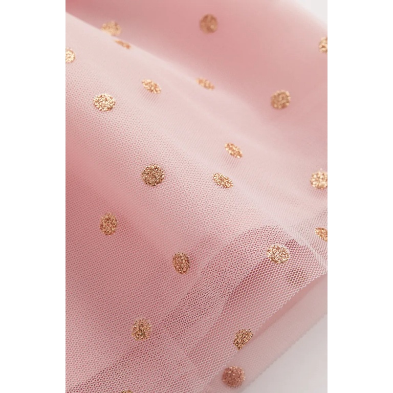 Váy len đỏ caro hồng tutu kid 0874928 HM H&M_hàng chính hãng authentic