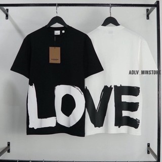 <-> Áo Thun Burberr nữ LOVE,Áo Thun Burberry nam LOVE phong cách luxury ,Áo Buberry LOVE vải cotton organic Bestqualtiy