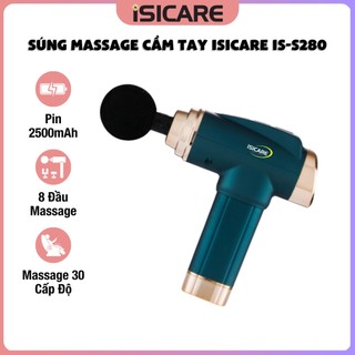 Súng Massage Cầm Tay Isicare IS-S280 massage cổ gáy , lưng, mông, bàn chân 30 cấp độ massage