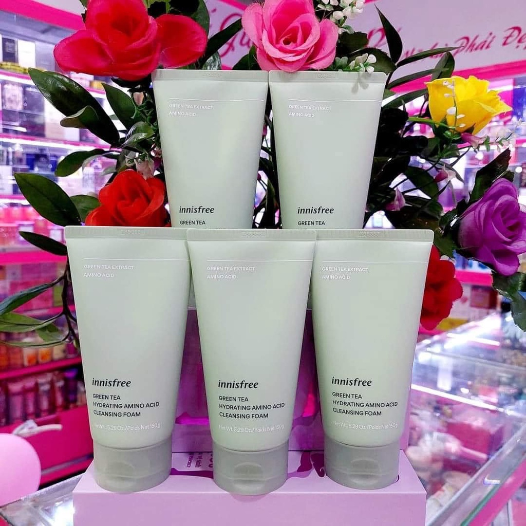 Sữa rửa mặt làm sạch innisfree Green Tea Foam Cleanser 150ml