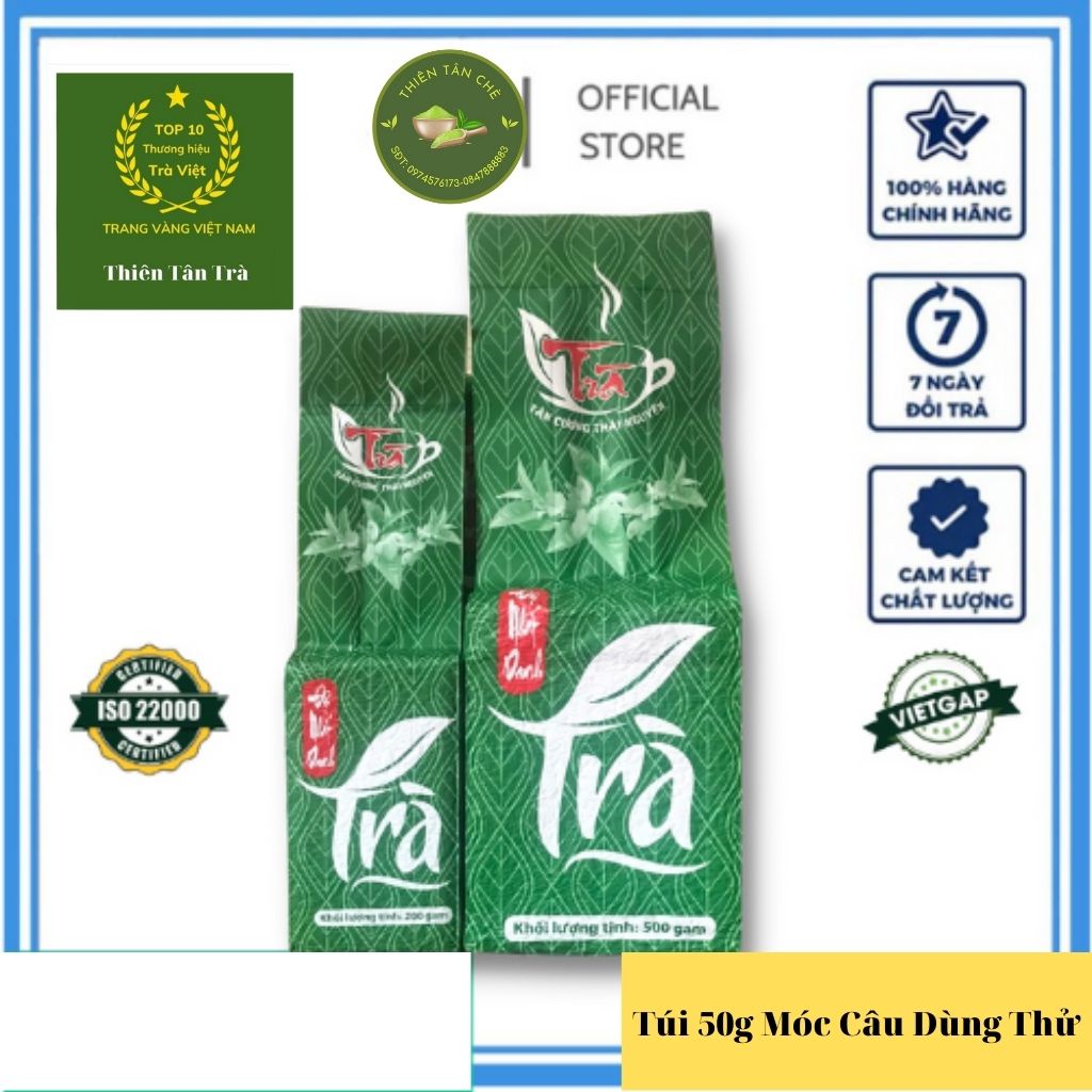 , 50g Trà Móc Câu Cao Cấp Không Hóa Chất