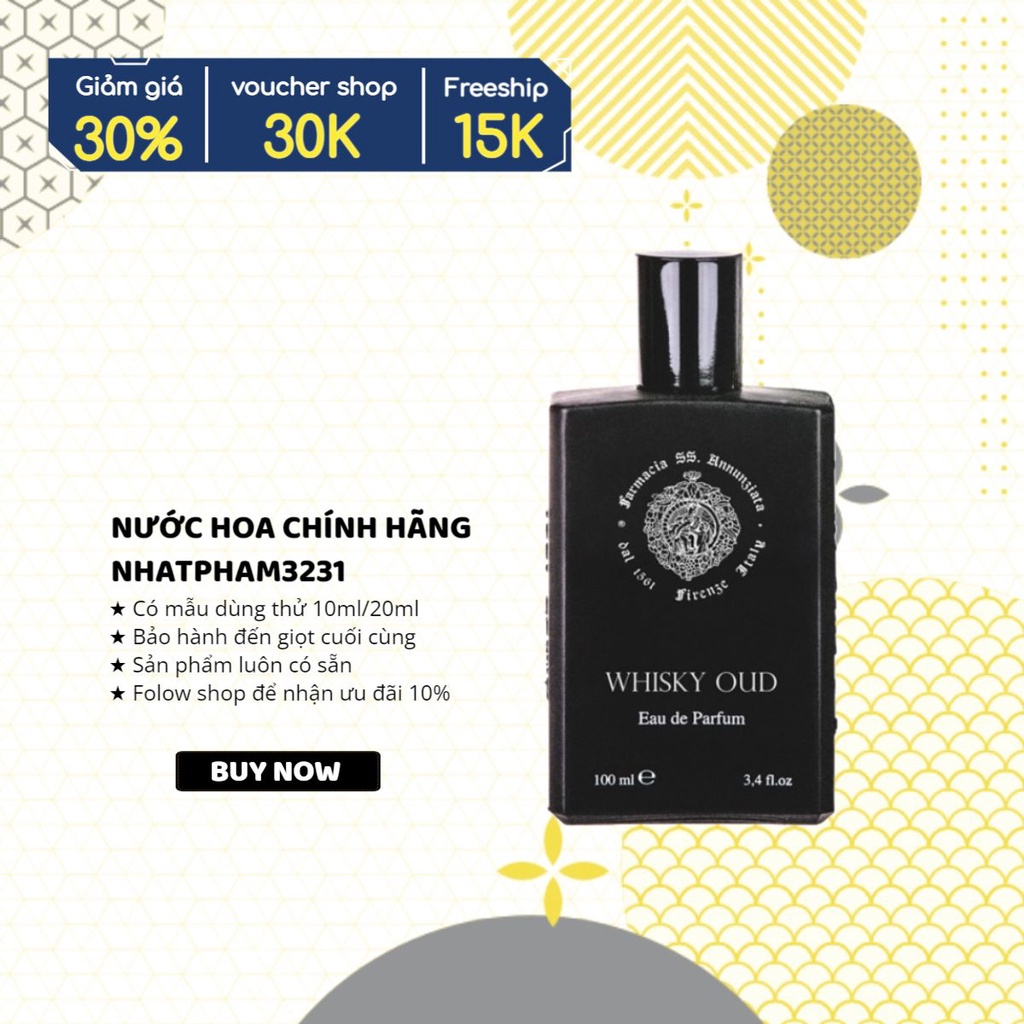 Farmacia SS. Annunziata - Whisky Oud 10ml Nước hoa chính hãng