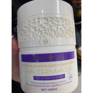 Dầu hấp tóc Keratin Gold Silk 1000ml