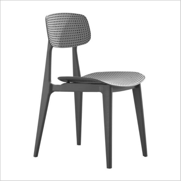 Ghế Nhựa Đúc Có Lỗ HOME&HOME Chắc Chắn - Ghế Ăn Gia Đình, Ghế Nhựa Ngồi Quán Cafe Làm Việc Decor Ban Công Ngoài Trời Đẹp