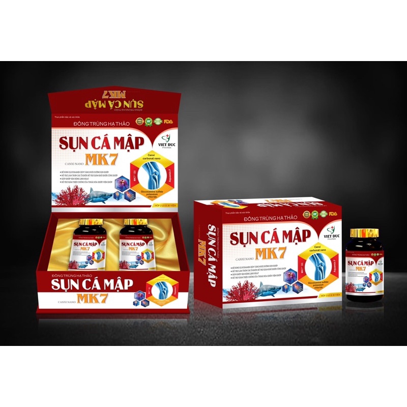ĐÔNG TRÙNG HẠ THẢO SỤN CÁ MẬP MK7