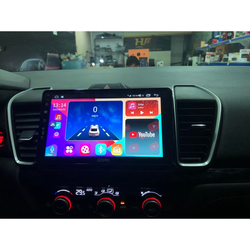 Màn hình android Oledpro xe HONDA CITY 2021 2022 Màn hình DVD Android cho xe ô tô, lắp màn hình Android oto
