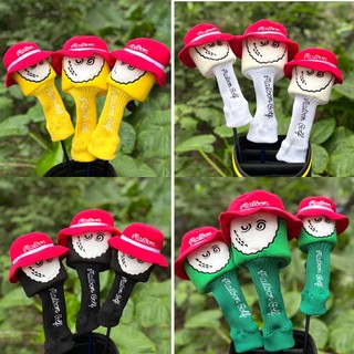 Bọc đầu gậy golf malbon cover gậy gỗ 1 3 5 recuse vải len dày dặn chống trầy xước - HC GOLF