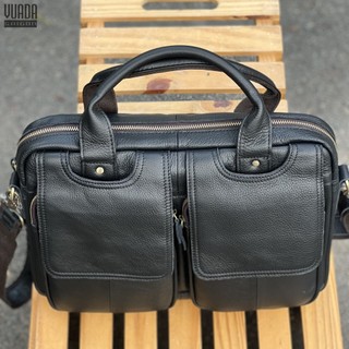 [DA BÒ THẬT 100%] CẶP XÁCH CÔNG SỞ NAM DA THẬT CSD35