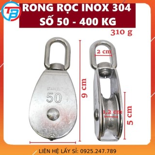Ròng rọc inox 304 số 50 - cáp thép thái bình vina