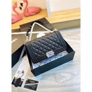 Túi X boy khoá bạc ô trám fullbox