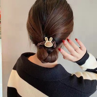 Dây cột tóc chú thỏ nhắm mắt ngủ