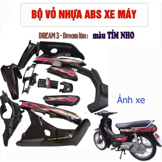 Bộ nhựa - dàn áo Dream 3 - Dream lùn- Dream Exces màu Nho