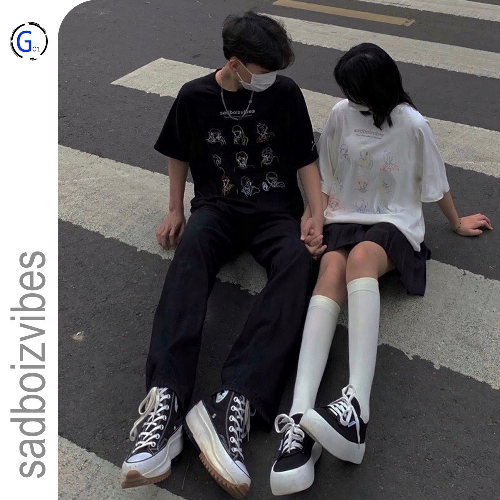 Áo thun tay lỡ unisex SADBOIZVIBE.S TOSS nam nữ form rộng thoáng mát - Áo phông G01