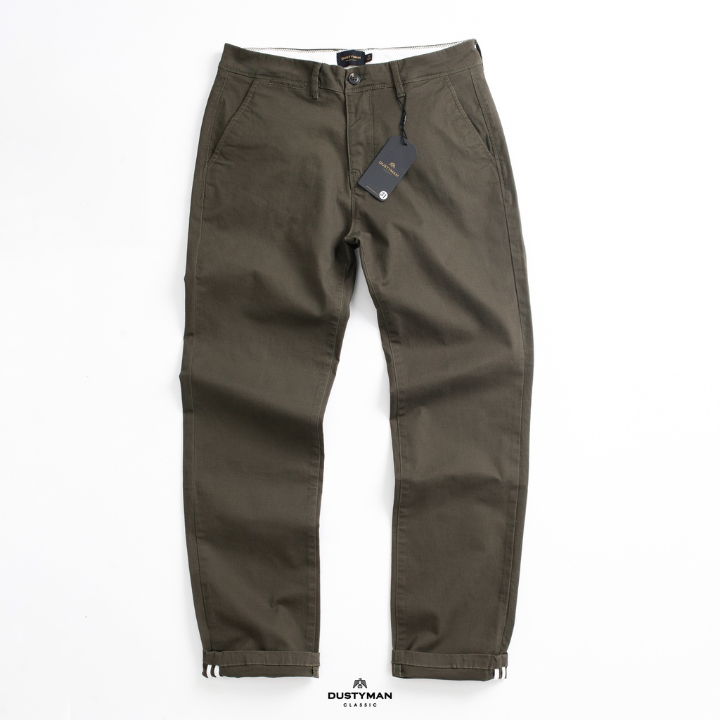 Quần Remember Kaki Nam | 3 Màu | Dustyman | Dáng Regular Fit
