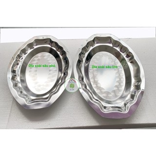  Dĩa hấp hột xoài inox - Dĩa hấp cá 