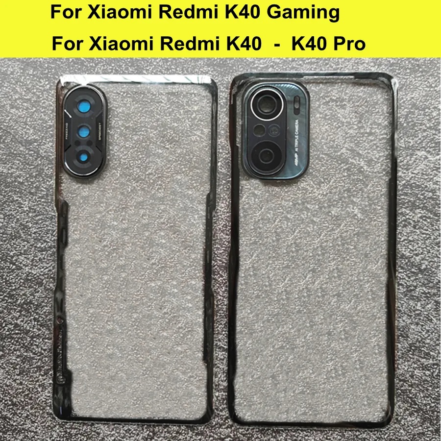Dành Cho Xiaomi Redmi K40 / K40 Pro / K40 Phiên Bản Chơi Game Pin Mặt Sau Vỏ Kính Cửa Sau Nhà Ở