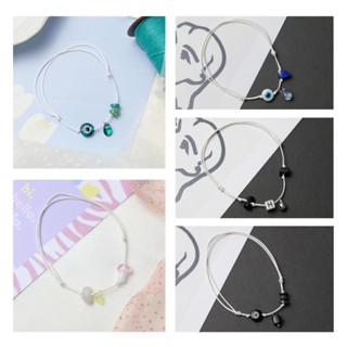  MaCherie Vòng tay dây rút phối mắt quỷ Evil Eye giá rẻ 