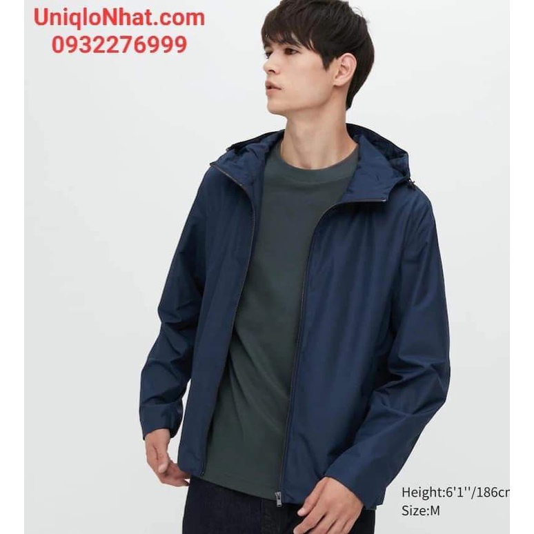 Áo khoác gió 2 lớp nam Uni Authentic chống thấm nước