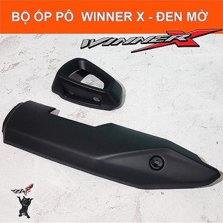 Bộ ốp pô winner x đen mờ không tem