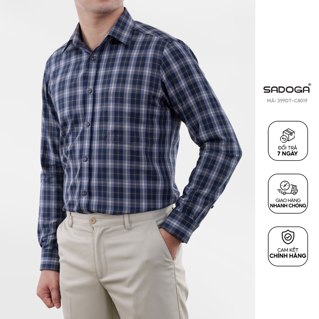 Áo Sơ Mi Nam Công Sở Sadoga C8019