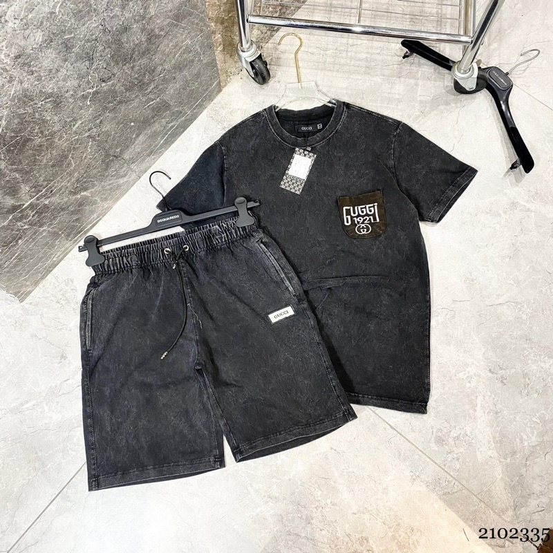 Sét quần áo bộ cho nam quảng châu Gucci loang- dsquared loang hot nhất 2023