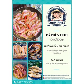 Cá Phèn hồng tươi làm sạch đóng hộp 500g- Đặc sản Phú Quốc Minh Phát