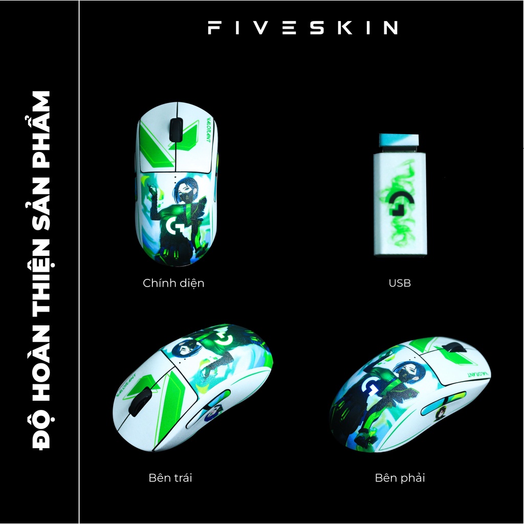 Miếng Dán Skin In Hình Valorant Cho Chuột Gaming Logitech G Pro, G Pro Superlight, G102 Và 304, G403, G502, G703, G903