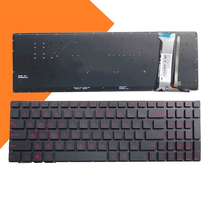 Bàn phím laptop Asus Rog GL552 G550 G550JK G550JX GL550 G551 màu đen có đèn