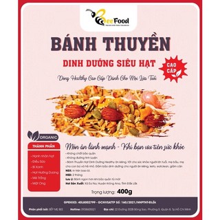 Bánh thuyền hạt dinh dưỡng 👉 hủ 400g 👉 siêu hạt healthy food - bếp mẹ bee