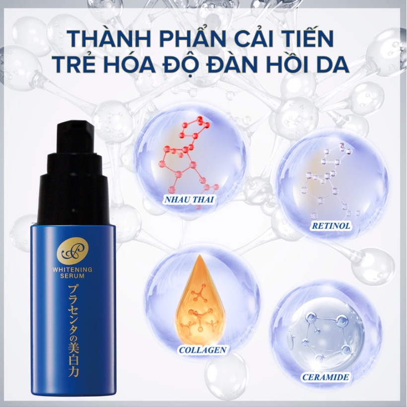 Tinh chất dưỡng ẩm làm trắng MEISHOKU Placewhiter Serum 30ml