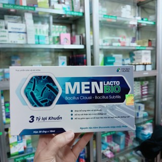 Men lacto bio bổ sung kẽm và lợi khuẩn, giúp cải thiện hệ vi sinh đường ruột hộp 4 vỉ x 5 ống x 10ml