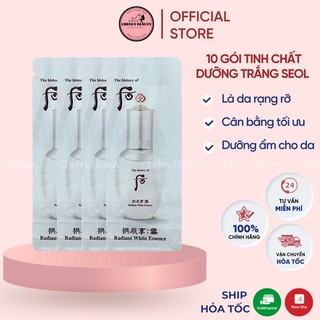 Combo 10 gói tinh chất dưỡng trắng seol whoo date 2025