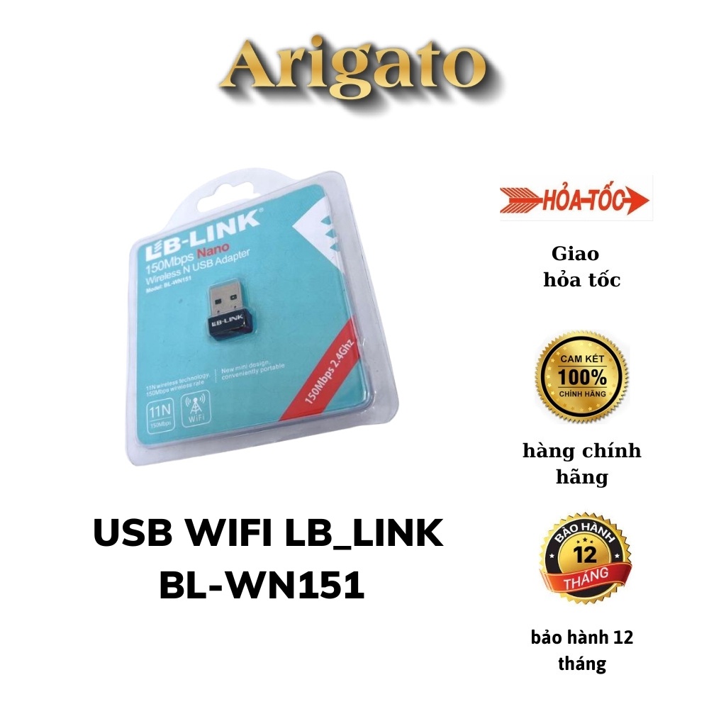 Usb wifi LB link BL-WN151, USB thu wifi LBlink Fuller dùng cho máy tính | BigBuy360 - bigbuy360.vn