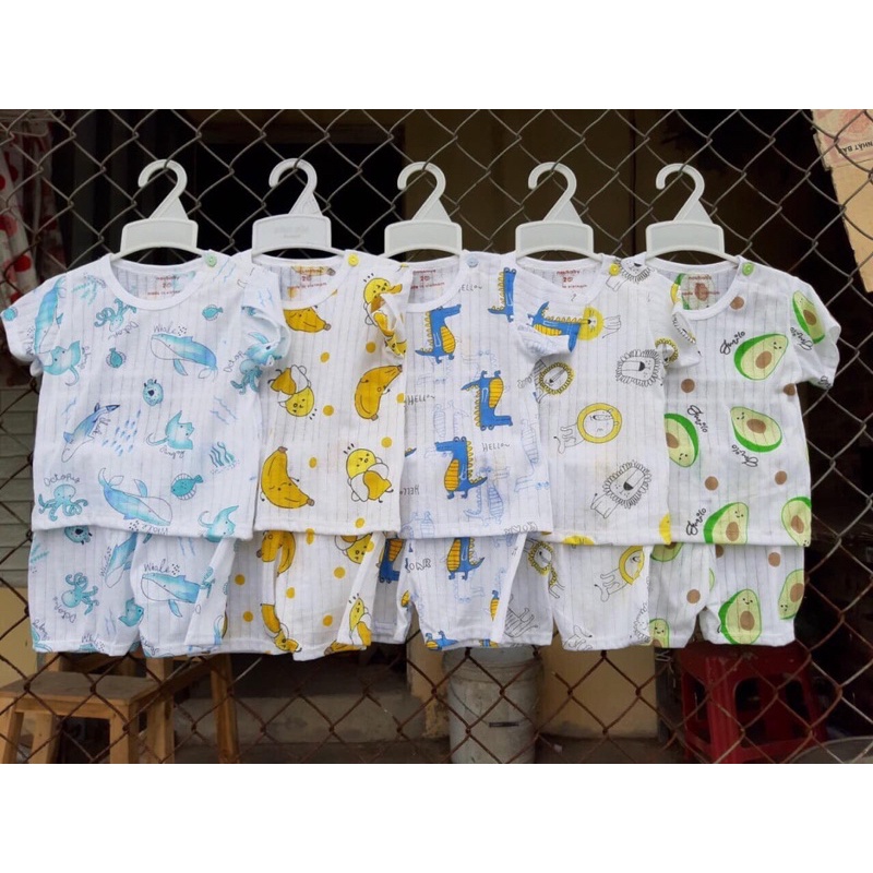 Đồ cotton giấy loại 1  sơ sinh tới size Đại 21 kg -hàng mới về