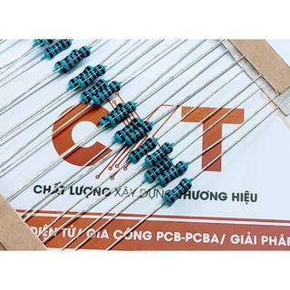 Điện trở vạch 1/4W 1% Các Giá Trị (gói 50c)