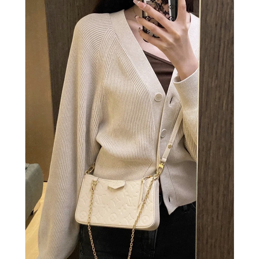Túi đeo vai đeo chéo LV EASY POUCH SZ20 DA THẬT
