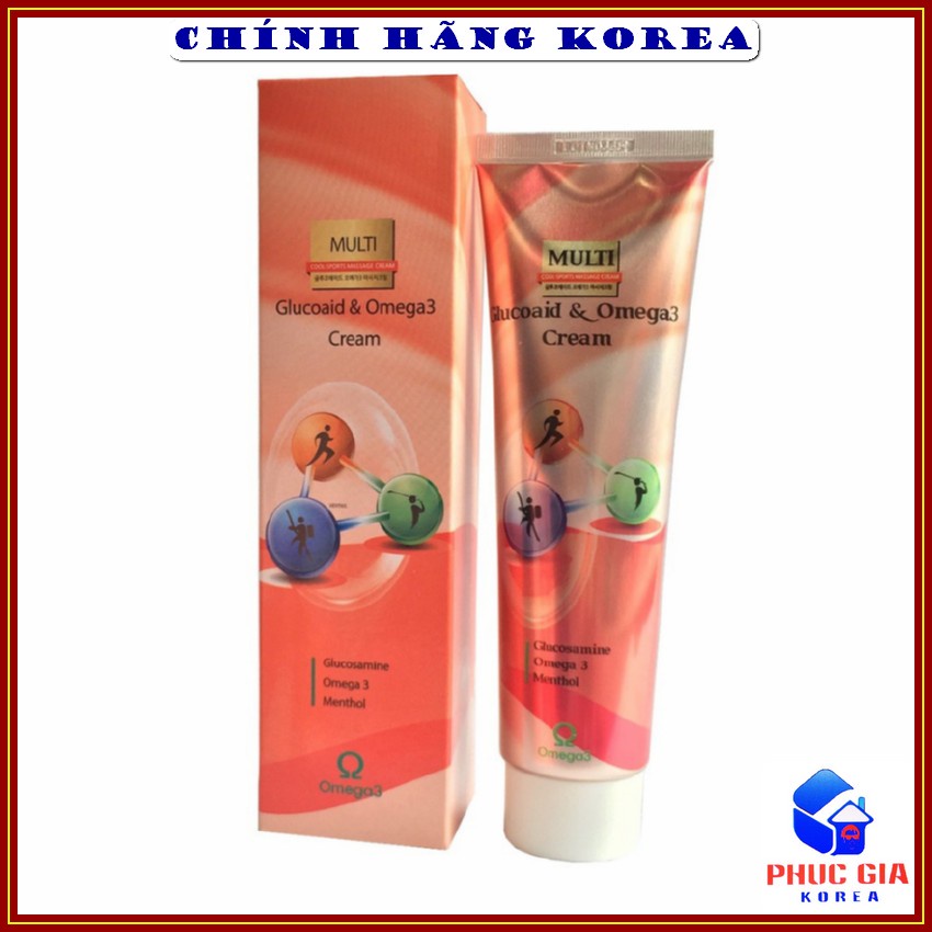 Dầu Lạnh Hàn Quốc Glucosamine & Omega3, Tuýp 165ml