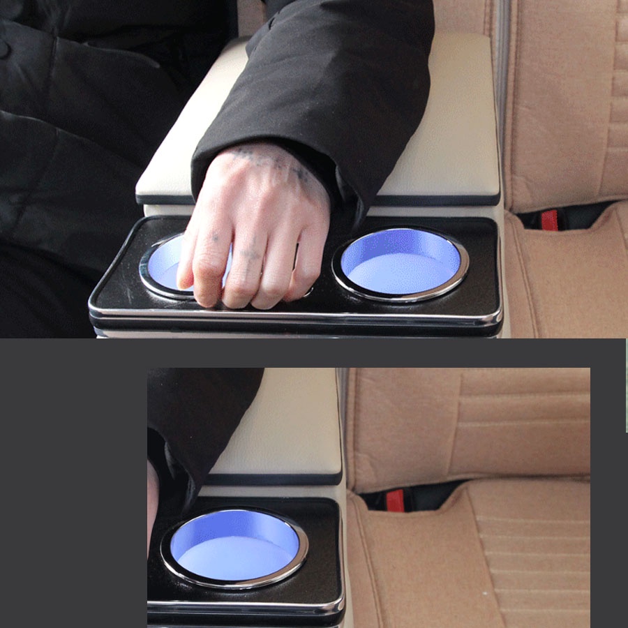 Hộp tỳ tay kèm sạc USB chính hãng, Hộp đựng đồ ô tô ghế sau dung tích siêu khủng, Thùng đựng đồ tích hợp đèn led cao cấp | BigBuy360 - bigbuy360.vn