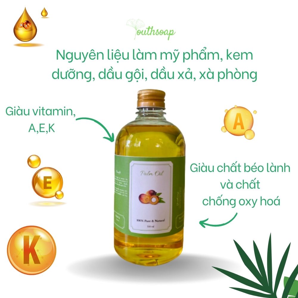 Dầu cọ, Dầu làm xà phòng, nguyên liệu làm mỹ phẩm, xà phòng