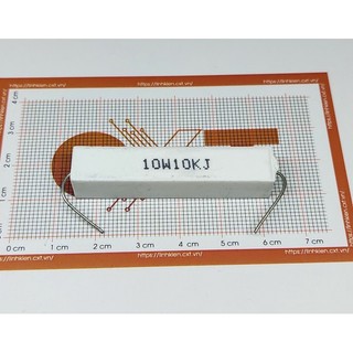 Điện trở sứ 10k 10w 48x9.5mm