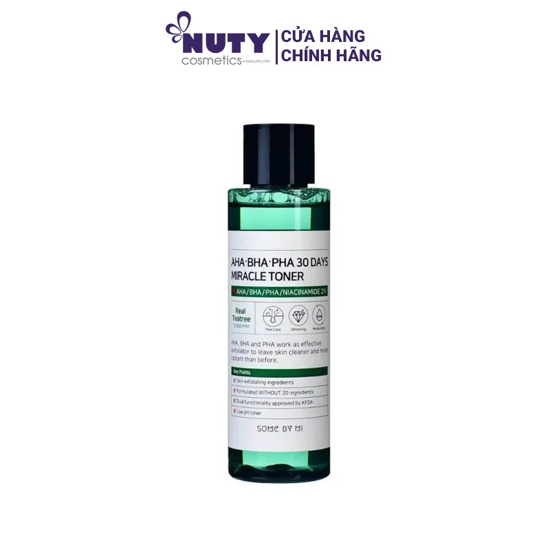 Nước Hoa Hồng Some By Mi Miracle Toner AHA-BHA-PHA 30 Days (150ml)