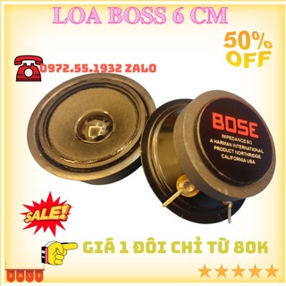 Loa treble boss công suất 75w cao cấp đường kính mặt loa 6cm - giá 1 đôi