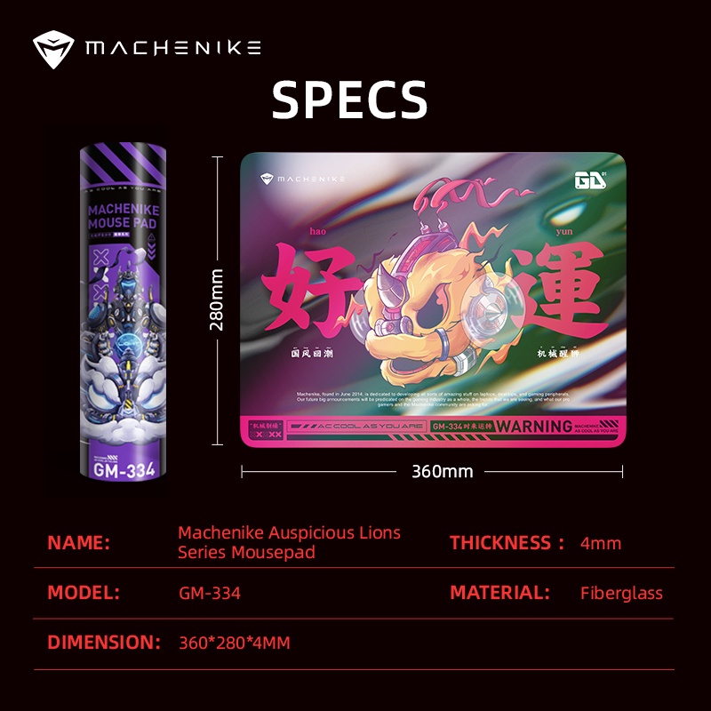 Chuột Chơi Game Mache Nike GM334 2 Màu Neon Bằng Sợi Thủy Tinh Và Vải Linh Hoạt Cho Tốc Độ Cao FPS