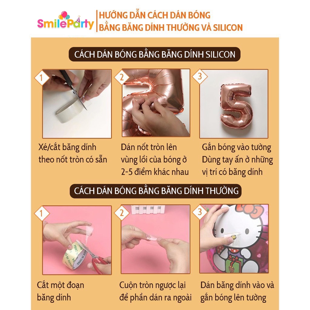 Combo Set Trang Trí Sinh Nhật 2 Rèm Kim Tuyến Tùy Chọn, Bóng Chữ Happy Birthday và 50 bóng tròn